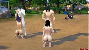 Хей, видя ли наруто хентай с Курейнай и Анко чукани по време на атака на Акатуки?