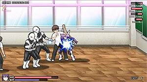 Blazing Angel Mistletear in Hentai Game Ep 7 - Superhero Girl Filmed