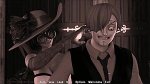 Sanji og Nami i Hede One Piece Parodi Kostumer