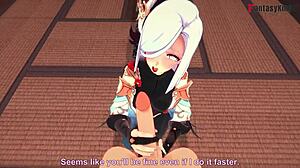 Shenhe Kasih Blowjob Intens POV Genshin Impact