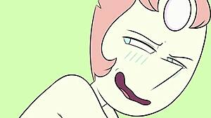 Pearl硬深全接！哇，她爱每寸！