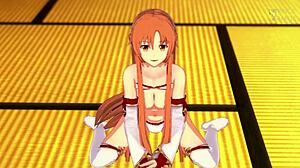 Asuna JOI με παιχνίδι κούπας και αντίστροφη μέτρηση