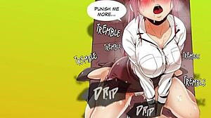 Boss dominiert Büroschlampe auf Tisch am Fenster