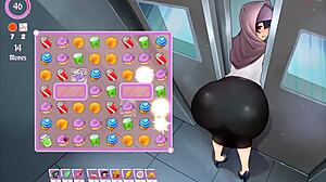 Yo, meine muslimische Chefin hat ihren kurvigen Arsch im Aufzug feststecken lassen ohne Höschen in Tsundere MILF Hentai Spiel Ep 1! Was für ein wilder Start!