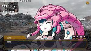 Formula latihan gadis mesin cinta AI 2 bahagian 11: riding creampie intens dengan batang monster