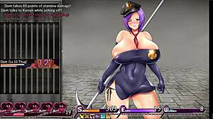 Karryns Prison Hentai Ep 7: Wardens Dominatrix Tetek Besar Dipijat dalam Lateks