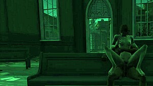 Fallout 4 náhodný šuk s brunetkou hentai příšerou