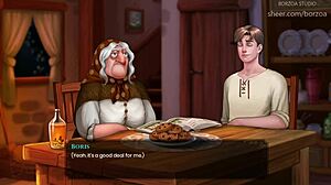 Hé, cette vieille mamie a envie d'un baiser, tu sais ! Incroyable qu'elle ait encore la pêche... 😘