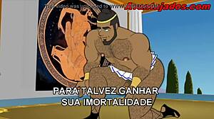 Ελληνικοί θεοί σε καυτή γκέι anime δράση