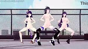 原神MMD 安达触摸我 在埃依宇宙