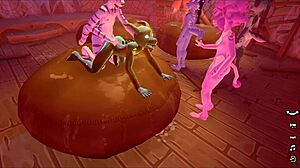 史莱姆SFM色情游戏Ep 1 生肏湿润鸡巴娘荡妇