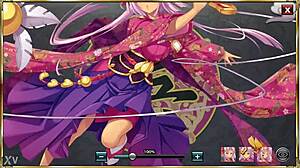 Animerad gif av Sun Quan i furisode från Shinrenki Musou Tenka Touitsu Den