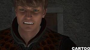 सेक्सी 3डी कार्टून ब्रूनेट की चूत चाटी और जोर से चोदी जाती है