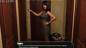 Har du nogensinde spillet et spil med en sexet brunette i undertøj? Halfway House Del 1 venter!