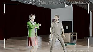 Полная мера - Анимированная сцена шлепков 02 из 08