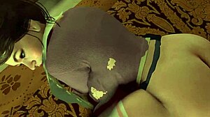 خادمة آسيوية ساخنة MILF تستمتع بالشرجي على السرير إباحية 3D