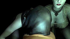 Gospa Dimitrascu draži z dvojnim pihanjem v Resident Evil parodiji.