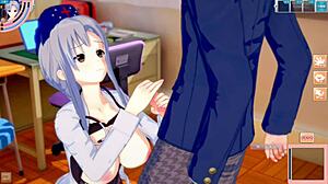 Itäinen Touhou Eirin Saa Isot Rinnat Taputelluksi 3D Hentaissa