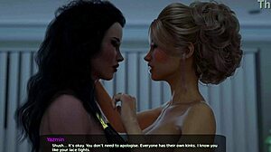 مدينة ميلفي ليزبيان نيك لعبة في مشهد إباحي 3D 12 وااو!