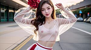 Seksi Asyalı Çekirdekçi Şeffaf Mastürbasyonla Tahrik Ediyor ASMR