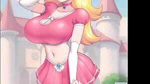 Принцесса Пич в пародии хентай игры.