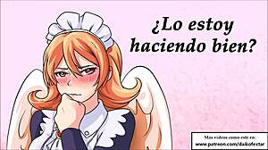 Эй, глянь на этот хентай JOI со мнойдри-горничной!