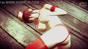 일본 간호사 아유미가 환자로부터 특별한 샘플 수집해