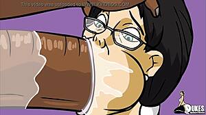 Comment cette intello aux gros seins gère ma grosse bite ?