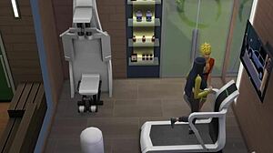 Naruto hentai: Hinatina orálna a análna tréningová relácia