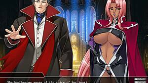 在Taimanin Asagi 3第06部分，魅魔在Hentai游戏中诱惑女主角