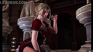 damn, i came on this hot milf erica while fingering her in 3d game hentai