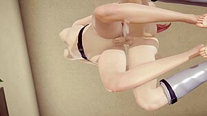 Jujutsu Kaisen hentai s Nobara Kugisaki dáva intenzívny handjob pred tvrdým výjazdom v japonskom anime štýle