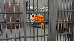 Keinginan tulus untuk seks lesbian penjara dengan polis menonton