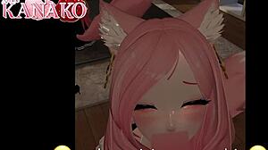 Kedi Kız Cosplay'de Ağzına Menisini İstiyor