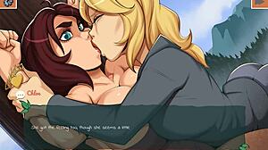 Zor zamanlar Sequoia eyalet parkında lezbiyen yalama ile açılıyor bölüm 3'te