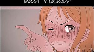 Tatsumaki s obrovskými ušami uviaznutá na oceánskej plti v hentai sexe