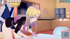 ถูอกระเบิดร้อนๆ กับสาวJKฮอตในอนิเมะ3D