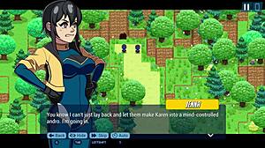 Tredje krisen del 1: Horny hentai-jente slikker barbert fitte på offentlig naken scene