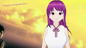 Bogini Lara dominuje z surowymi instrukcjami femdom jerk off