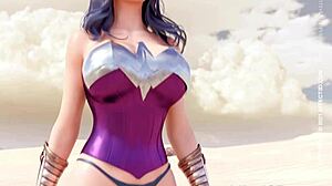 ガールズ vs ゴッデス in 3D フタナリアニメーション