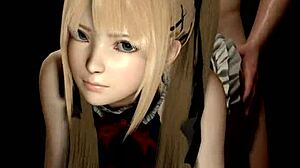 Marie Rose 在那个色情椅子上让我疯狂！