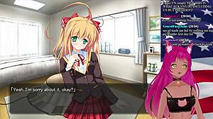 Hei, katso Vtuber pelaa My Girlfriend Is the President osa 1