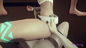 原神温蒂男同硬核三人行无码手交口交