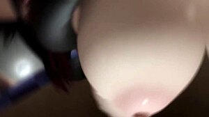 Παντρεμένη γυναίκα γαμάει τον φοιτητή της διπλανής σε 3D hentai