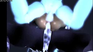 vroča punca hrepeni po ogromnem kurcu, jebe v doggystyle za otroka v 3d hentai