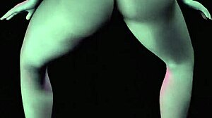 MILF Gruesa con Gafas Bailando en Animación 3D