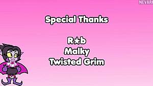 فامباير نيفاركي تنزل في جماع حار. ركوبها البري يسرق العرض.