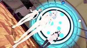 גנשין אימפקט מימדי: צ'ונג עם לינט, פורינה וארלקינו בריקוד גוטה גו