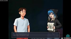 summertime saga 54 - ซูเปอร์ฮีโร่สาวเซ็กซี่ช่วยเหลือด้วยท่าทางล่อใจ