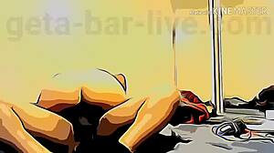 Knullar runt med Flaka trailer rödhårig rider par anime